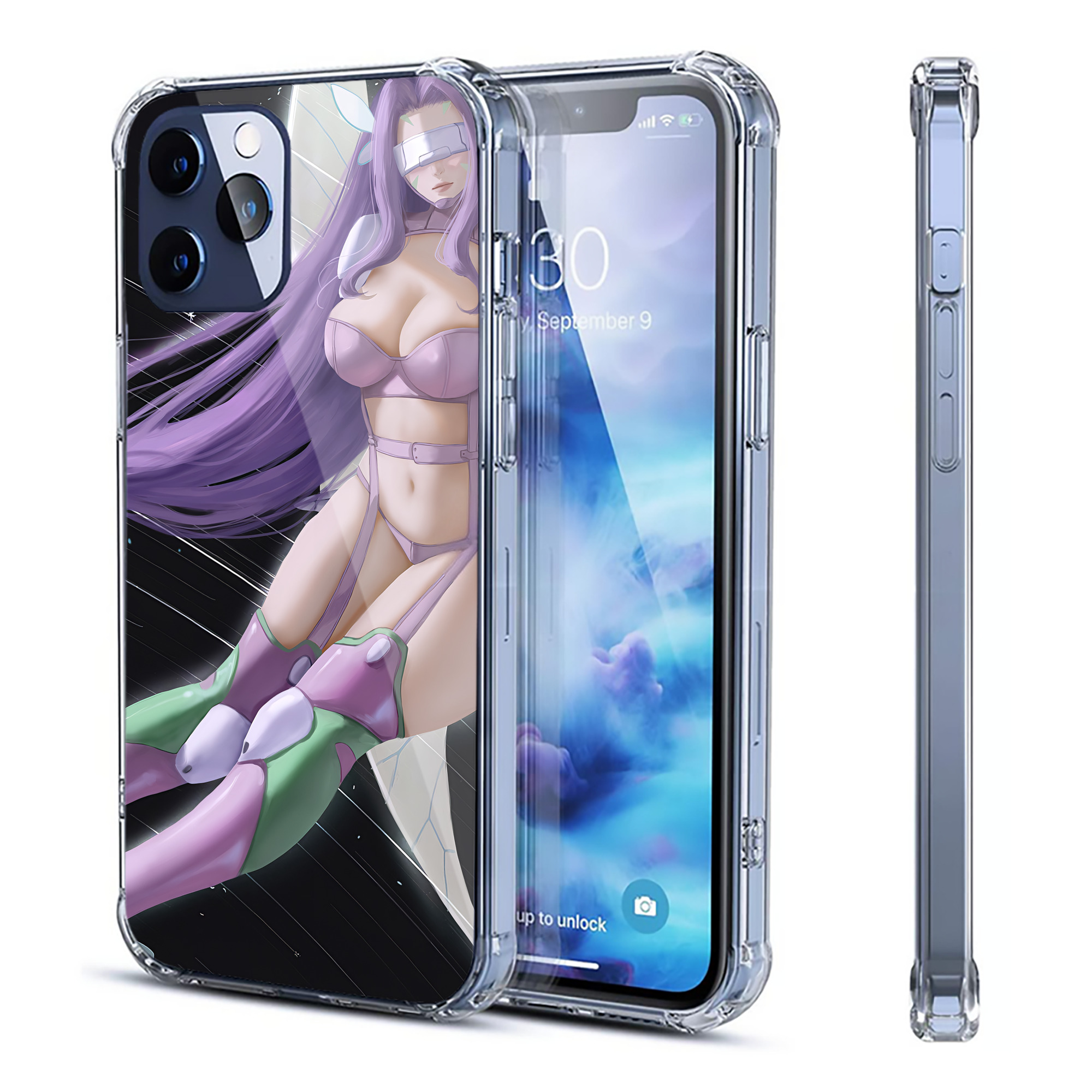 （画像用） Digimon デジタルモンスター/デジモン 【iPhone 12シリーズ対応】透明スマホケース（クリアソフトケース）